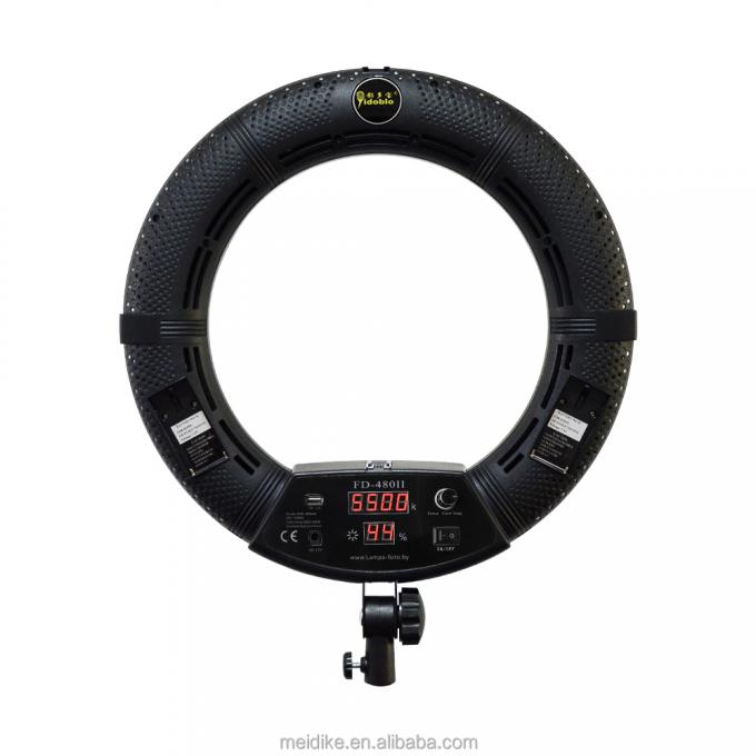 FD-480II Fotografie Selfie Ring Fülllicht Vlogging Video Ringlicht YouTube-Set mit Spiegel 1